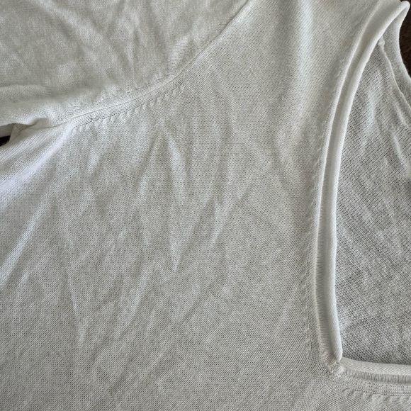J.Crew white V-Neck sweater - Picture 3 of 4